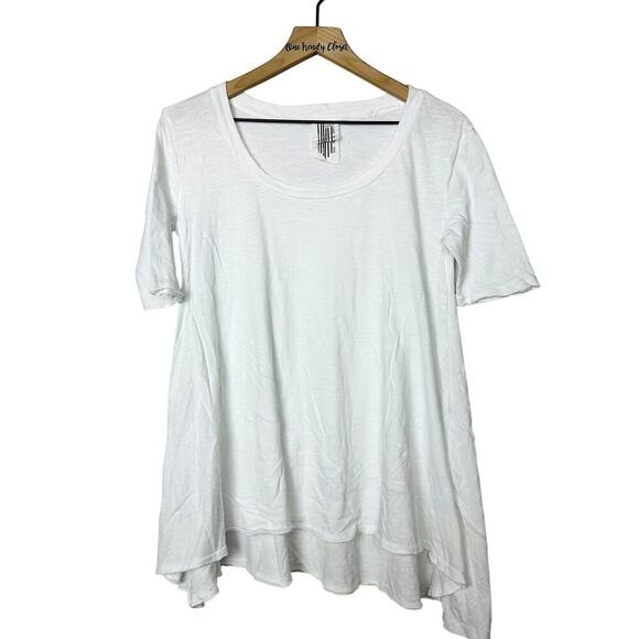 Free People NWOT Short Sleeve Shirt White Size Small - Picture 1 of 6